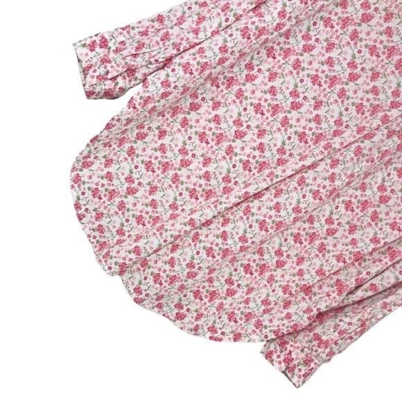 JANE & DELANCEY Floral High Low Button Down Blouse Size Medium - Picture 5 of 8